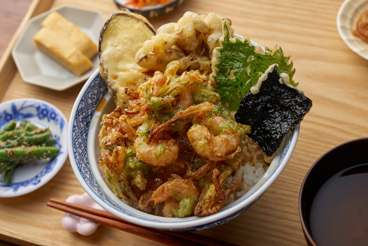 Shrimp Kakiage Bowl Set
