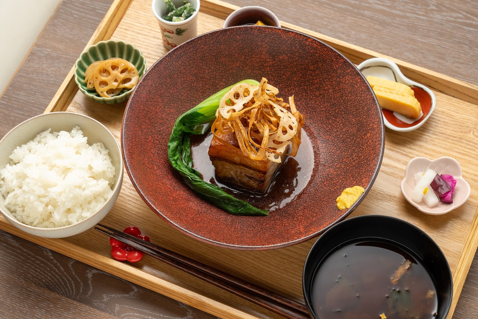 Braised Pork Belly Set (Buta no Kakuni)